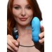 Bang - 7X Pulsing Rechargeable Silicone Bullet Vibrator - Blue