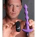 Bang - Vibrating Silicone Rechargeable Anal Beads With Remote Control - Purple