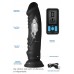 Zeus Vibrating & E-Stim Rechargeable Silicone Dildo With Remote Control 7.9in