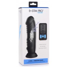 Zeus Vibrating & E-Stim Rechargeable Silicone Dildo With Remote Control 7.9in