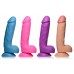 Pop Peckers - 8.25 Inch Dildo with Balls - Blue