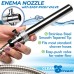 Clean Stream Enema Nozzle Stainless Steel with Quick Shut Off/On Valve