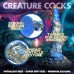 Creature Cocks Lord Kraken Silicone Dildo - Blue/Gold