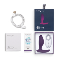 We-Vibe Ditto Wireless Remote Control Silicone Anal Plug USB Rechargeable Waterproof Purple