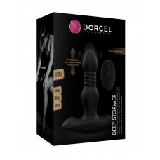 Dorcel - Deep Stormer - Vibrating Plug with remote control - Black