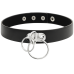 Coquette Chic - Hand Crafted Choker Vegan Leather - Double Ring