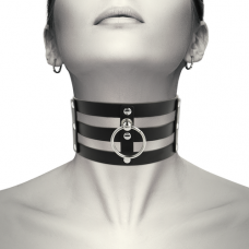 Coquette Chic - Hand Crafted Choker Vegan Leather - Fetish
