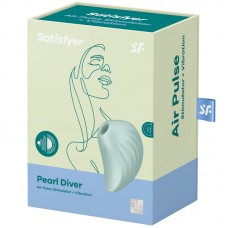 Satisfyer - Pearl Diver Stimulator & Vibrator - Green