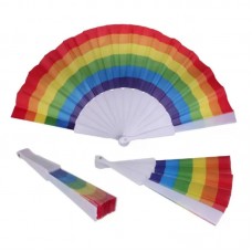 Pride - Fabric Fan with LGBT Flag ( One )