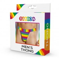 Pride -  Men's Thong with LGBT Flag