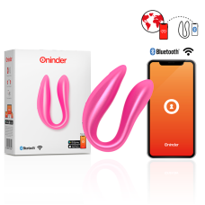 Oninder Vibrating G-Spot & Clitoral Stimulator with free App - Pink