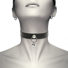Coquette Chic - Hand Crafted Vegan Leather Jingle Bell Choker 2