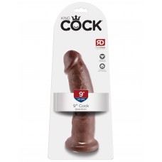 King Cock 9" Cock - Brown