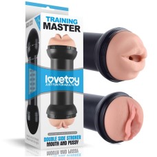 Lovetoy - Training Master Double Side Stroker Vagina and Mouth