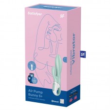 Satisfyer - Inflatable Air Pump Bunny 5+ Vibe Blue