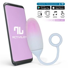 App Series - Vibrating Egg Double Layer Silicone Blue / Purple