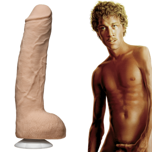 Vac-U-Lock Signature Cocks ULTRASKYN John Holmes 12in - Vanilla - Image 4