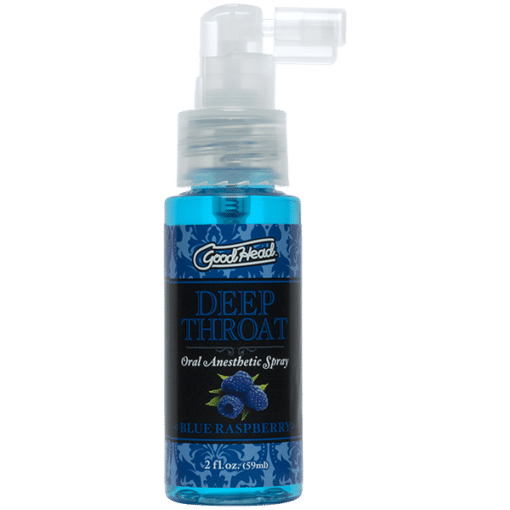 Goodhead Deep Throat Oral Anesthetic Spray Blue Raspberry 2 Ounce - Image 2