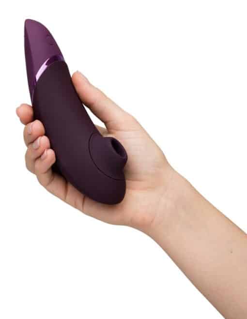 Womanizer Next 3D Rechargeable Silicone Clitoral Stimulator - Dark Purple - Image 3