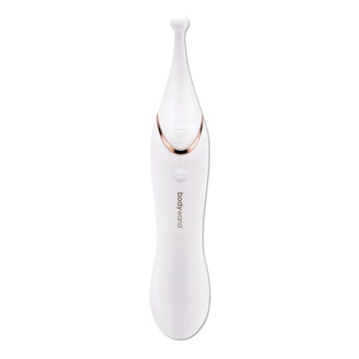 Bodywand Dual Stim Vario Silicone Vibrator - White/Gold - Image 3