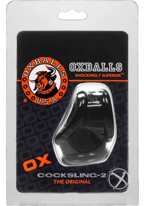 OX - Cocksling 2 Cock & Ball Ring Black