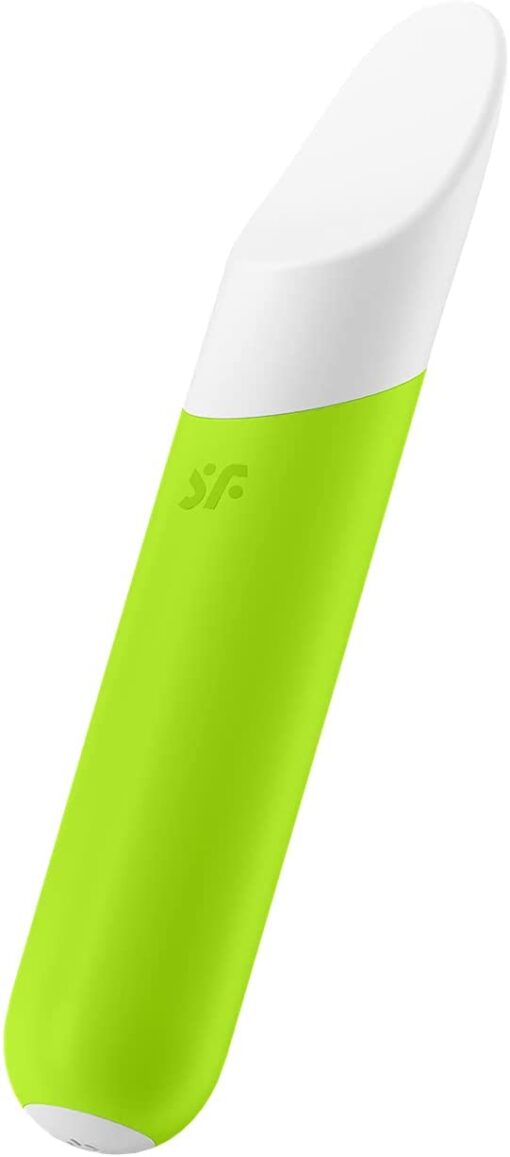 Satisfyer Ultra Power Bullet 7 Mini Bullet Vibrator - Green - Image 3