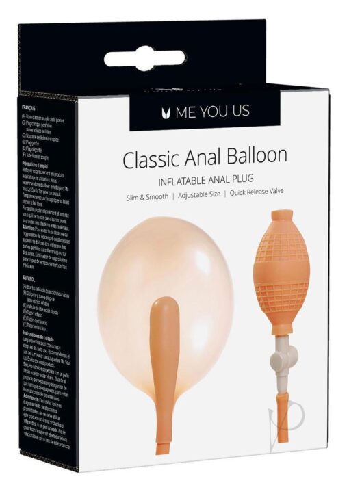 Kinx Classic Anal Balloon Inflatable Anal Plug - Vanilla