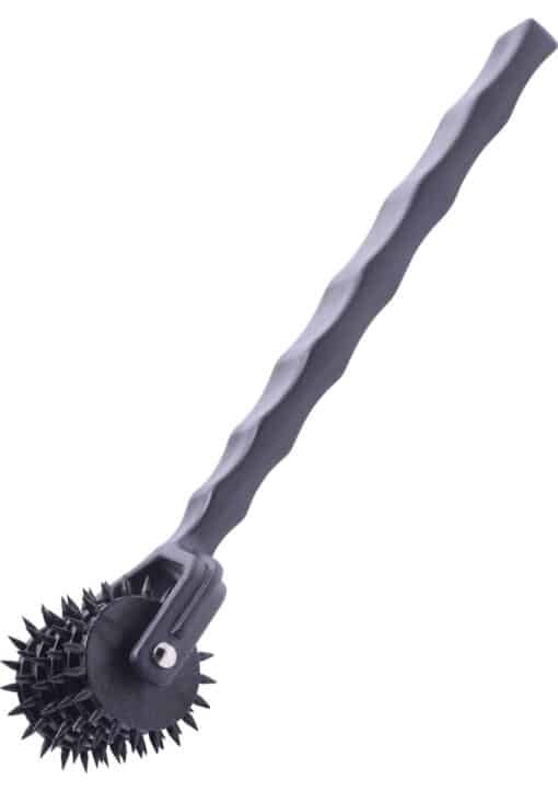 Master Series Spiked 5 Row Metal Pinwheel Black 6.5 Inch - Image 2
