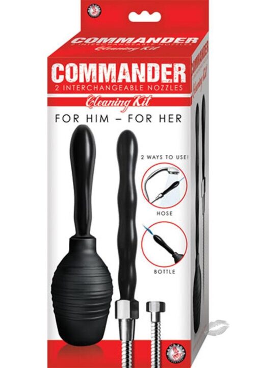 Commander 2 Interchangeable Nozzles Cleaning Kit For Him For Her