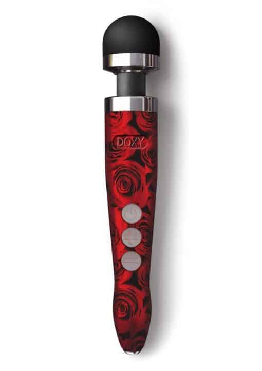 Doxy Die Cast 3R Wand Rechargeable Vibrating Body Massager - Rose - Image 2