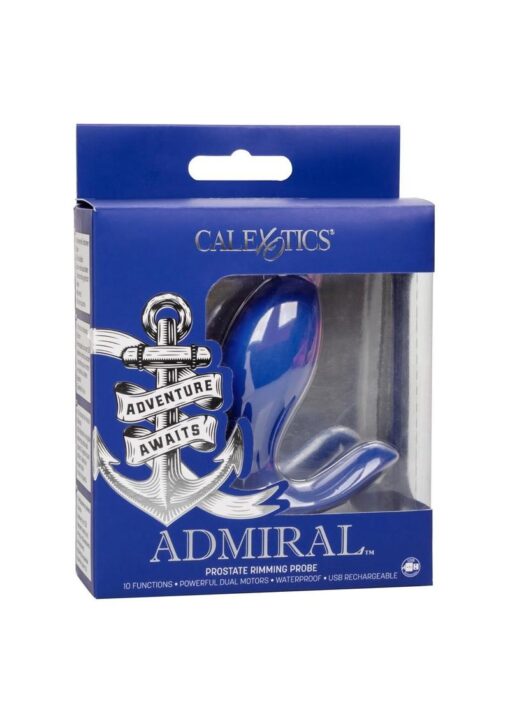 Admiral Prostate Rimming Rechargeable Silicone Probe ? Blue