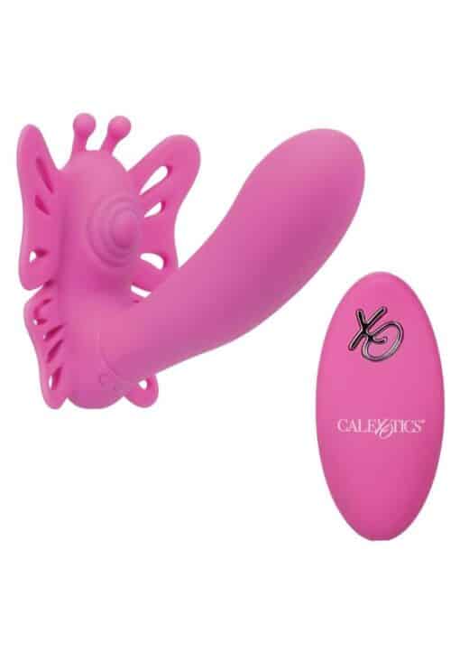 The Original Venus Butterfly Silicone Remote Pulsating Venus G USB Rechargeable Waterproof Pink - Image 2