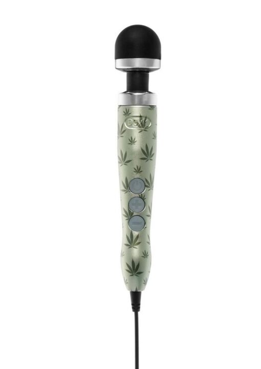 Doxy Die Cast 3 Wand Plug-In Wand Massager - Cannabis Pattern - Image 2