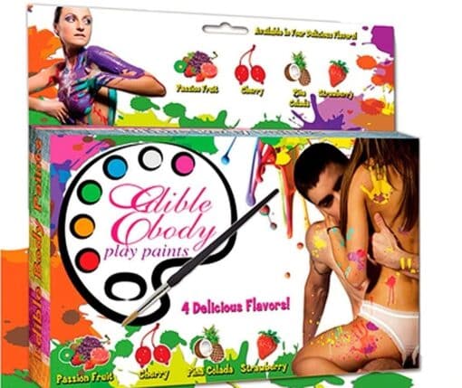 Spencer & Fleetwood - Edible Body Paints Kit Assorted Colors and Flavors (set of 4)