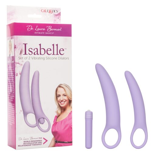 Dr. Laura Berman Isabelle Set of 2 Vibrating Silicone Dilators - Lavender