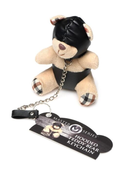 Master Series Hooded Teddy Bearz Keychain - Tan - Image 2