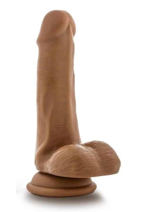 Dr. Skin Dr. Jeffrey Dildo with Balls and Suction Cup 6.5in - Caramel - Image 2