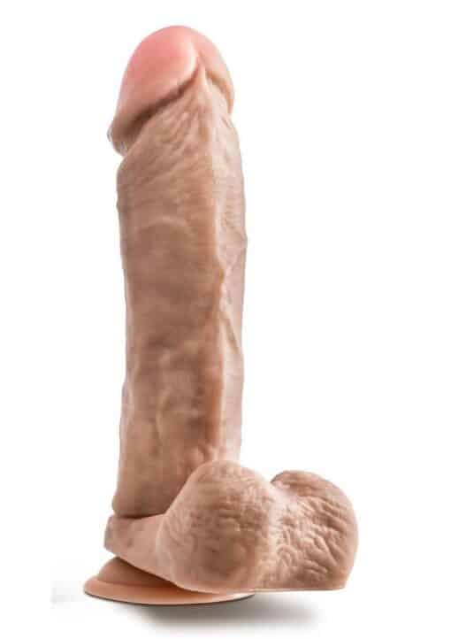 Dr. Skin Mr. Magic Dildo with Balls and Suction Cup 9in - Vanilla - Image 2