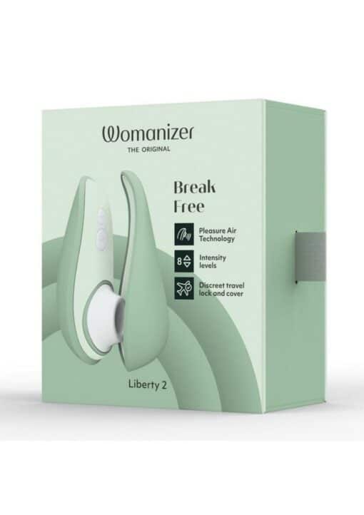 Womanizer Liberty 2 Rechargeable Silicone Clitoral Stimulator ? Sage