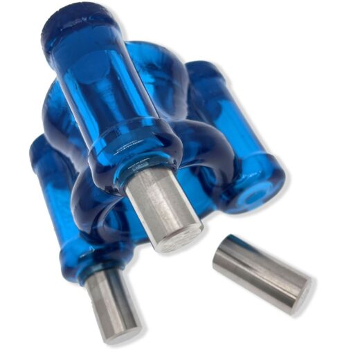 Oxballs Heavy Squeeze Ballstretcher with Stainless Steel Weights - Space Blue - Image 3