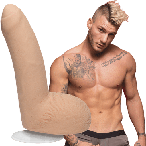 Vac-U-Lock Signature Cocks Ultraskyn William Seed Dildo 8in - Vanilla - Image 3