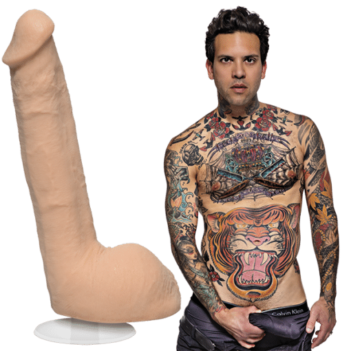 Vac-U-Lock Signature Cocks Ultraskyn Small Hands Dildo 9in - Vanilla - Image 3