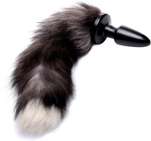 Tailz - Fox Tail Anal Plug - Gray - Image 2