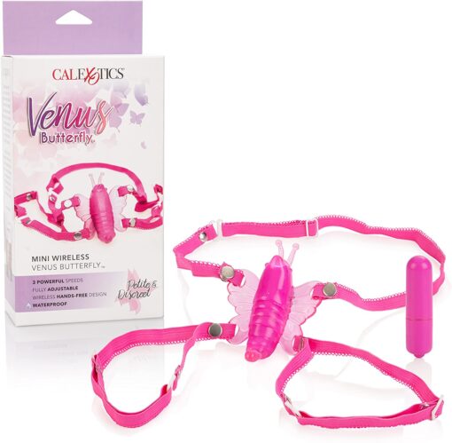 The Original Venus Butterfly Mini Wireless Strap-On - Pink