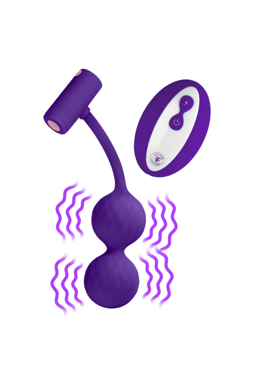 FemmeFunn Wireless Momenta Kegel Balls - Purple - Image 5