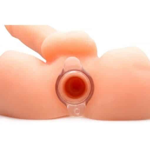 Master Series PeepHole Gape Glory Clear Hollow Anal Plug - Large - Image 2