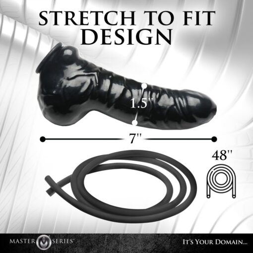 Master Series Guzzler Realistic Penis Sheath with Tube - Image 4