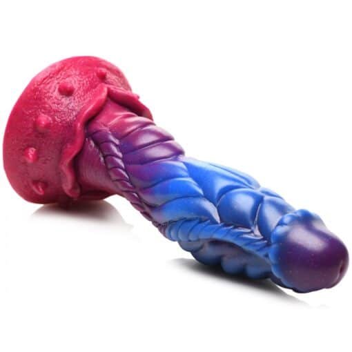 Creature Cocks Intruder Alien Silicone Dildo - Pink/Blue - Image 2