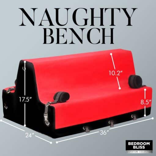 Bedroom Bliss Lover's Bondage Bench 11 Piece Set - Image 7