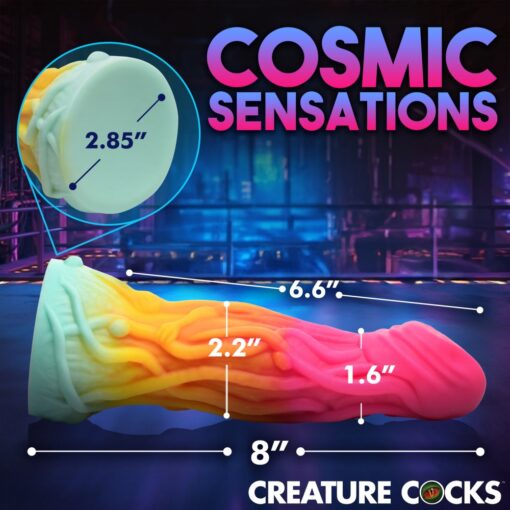 Creature Cocks Shape Shifter Alien Silicone Dildo - Multicolor - Image 4